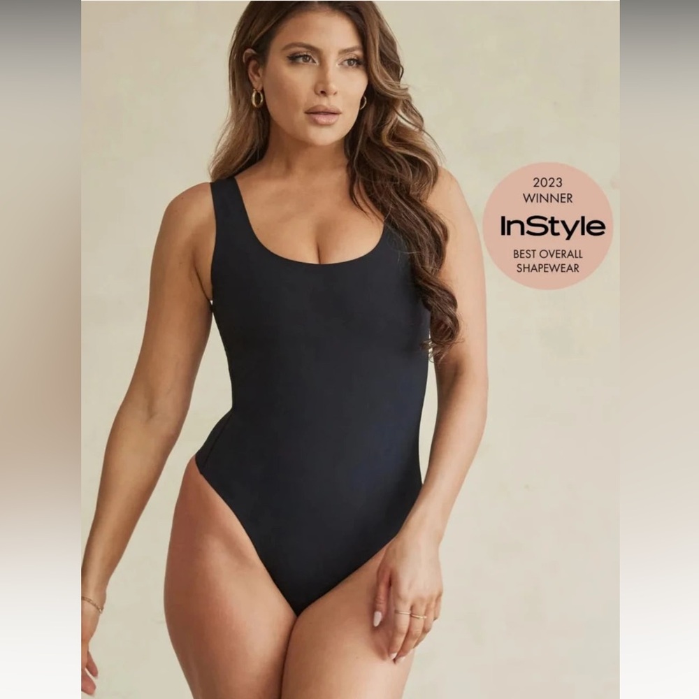 Pinsy Scoop Tank Hourglass Shapewear Thong Bodysuit (Best seller!)